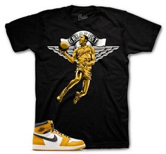 Shirt To Match Jordan 1 Yellow Ochre Shoes – Greatest Tee