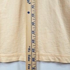 Johnnie-O Dale T-Shirt Mens L Squash Yellow Pocket Short Sleeve 100% Cotton