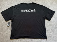 ESSENTIALS Mens 3XL Black Logo Crew Neck T-Shirt Authentic DRILL DRL