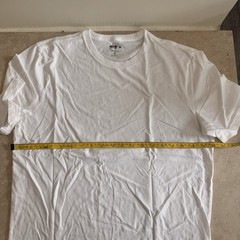 J Crew Tall Broken In Short Sleeve Crew Neck T Shirt Mens Size Medium Tall White
