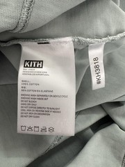 KITH Garment Dyed Paneled Tee T Shirt Light Indigo Blue Size XL SS20 Cotton