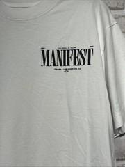 Pacsun Manifest Oversized White T-Shirt Size Medium New
