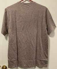 Flag & Anthem Men’s Taupe Horizontal Grey Striped Short Sleeve T-Shirt Medium