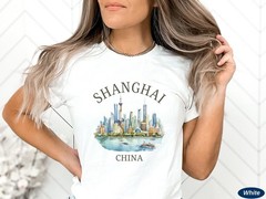 Shanghai T-Shirt Travel Gift for China Trip Lovers Souvenir Tee