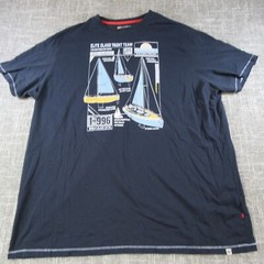 D555 T Shirt Mens 3XL Red “Elite Class Yacht Team”