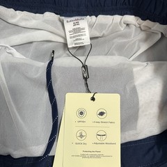 NWT Rokka&Rolla Men’s XL/XG Stretch Mesh Lined Swim Navy Trunk UPF50 Quick Dry