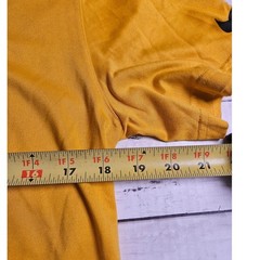 Nike Dri-FIT Pittsburgh Steelers NFL Team Apparel Gold Graphic T-Shirt Mens M