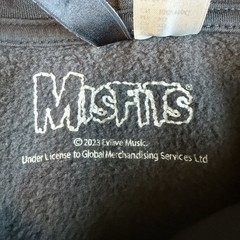 MISFITS Crimson Ghost Licensed Punk Rock Hoodie 2023. XL Divided H&M Preowned