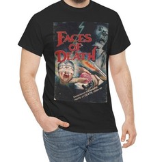 Faces Of Death T Shirt – 80’s Horror Cult Classic Retro Tee – New