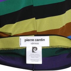 PIERRE CARDIN – 2007 Cotton Stripe Knit Tank, Size Large