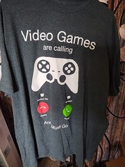 Video Games Are Calling Mens Graphic Tee- 2XL- Gaming