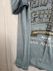 Hard Rock Cafe San Antonio Shirt Mens XXL Blue Mineral Wash Guitar Company