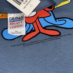 Vintage The Underdog TV Show T-shirt XXL Retro Cartoon Comic Superhero Y2K Felt