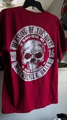 Blessing of the Bikes 2016 44th Annual Motorcycle Rally T-Shirt Crimson Red Larg