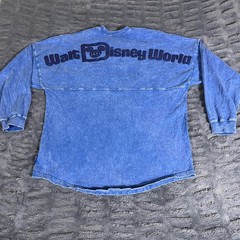 Disney Parks Spirit Jersey Walt Disney World Mineral Wash Blue Mens Medium M