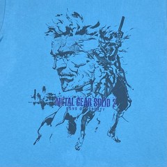 Uniqlo Metal Gear Solid 2 T Shirt Men’s Size L Blue Sons of Liberty *Flaws*