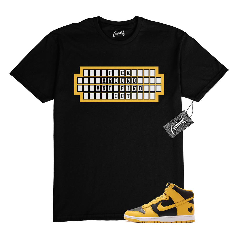 Dunk Tang Pollen Yellow Gold Black White High 2024 T Shirt to Match WOF