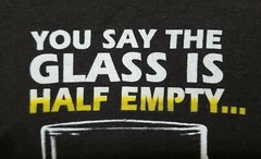 The Duck Co Mens Size T-shirt The Glass Is Half Empty I Say Refill It FL Keys