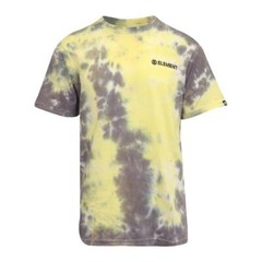 Element Men’s T-Shirt Yellow Dark Grey Blazin’ Chest Tie-Dye S/S (S09)