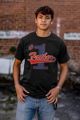 Sports Number 1 Father Day Family Dad Love Mens Casual Crewneck T Shirts Tees