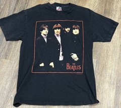 Vtg The Beatles 2003 Graphic T Shirt Apple John Paul George Ringo Large L