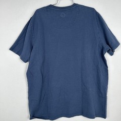 Common People Seersucker Pocket T Shirt Navy Blue Men’s XL