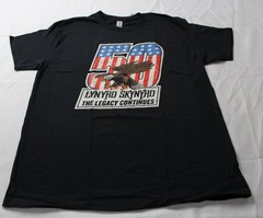 Lynyrd Skynyrd Unisex Adult’s Flying Eagle Graphic T-Shirt JL3 Black Large
