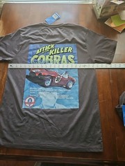 Ford Shelby GT Tee Shirt Men’s Size L Gray Graphic Print 2 Sided New