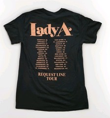 New Small Lady A T-Shirt Request Line Tour Merch Country Music Memorabilia Rare