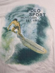 VTG 90s POLO SPORT RALPH LAUREN SURFING SPORTSMAN T-SHIRT Sz XXL RARE USA Made