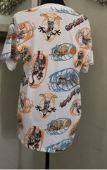 Space Jam A New Legacy Looney Tunes Graphic Print White Crew Neck T-Shirt L
