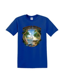 T-Shirt S to 2XL 3XL -SURF myrtle beach SAILBOAT beach boards resort waves fun