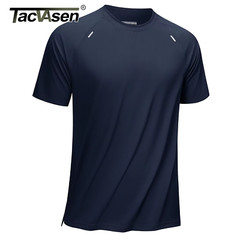 Mens Sports T-Shirt Lightweight Quick Dry Breathable Stretch Fitness