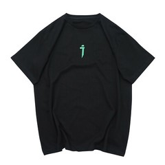 Niepce Streetwear Urban Half Sleeves Tee Japanese Kanji Graphic Mens T-Shirt