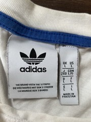 Adidas Originals Trefoil Tee Men’s Large White Blue Logo SS2020