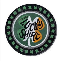 Way To Celebrate Men’s St Patrick’s Day “Lucky Shirt” Gray Tee Size 2XL (50-52)