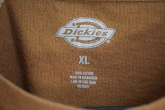 Dickies Mens XL Big Logo Spell Out Skater Y2K Style T-Shirt F1337