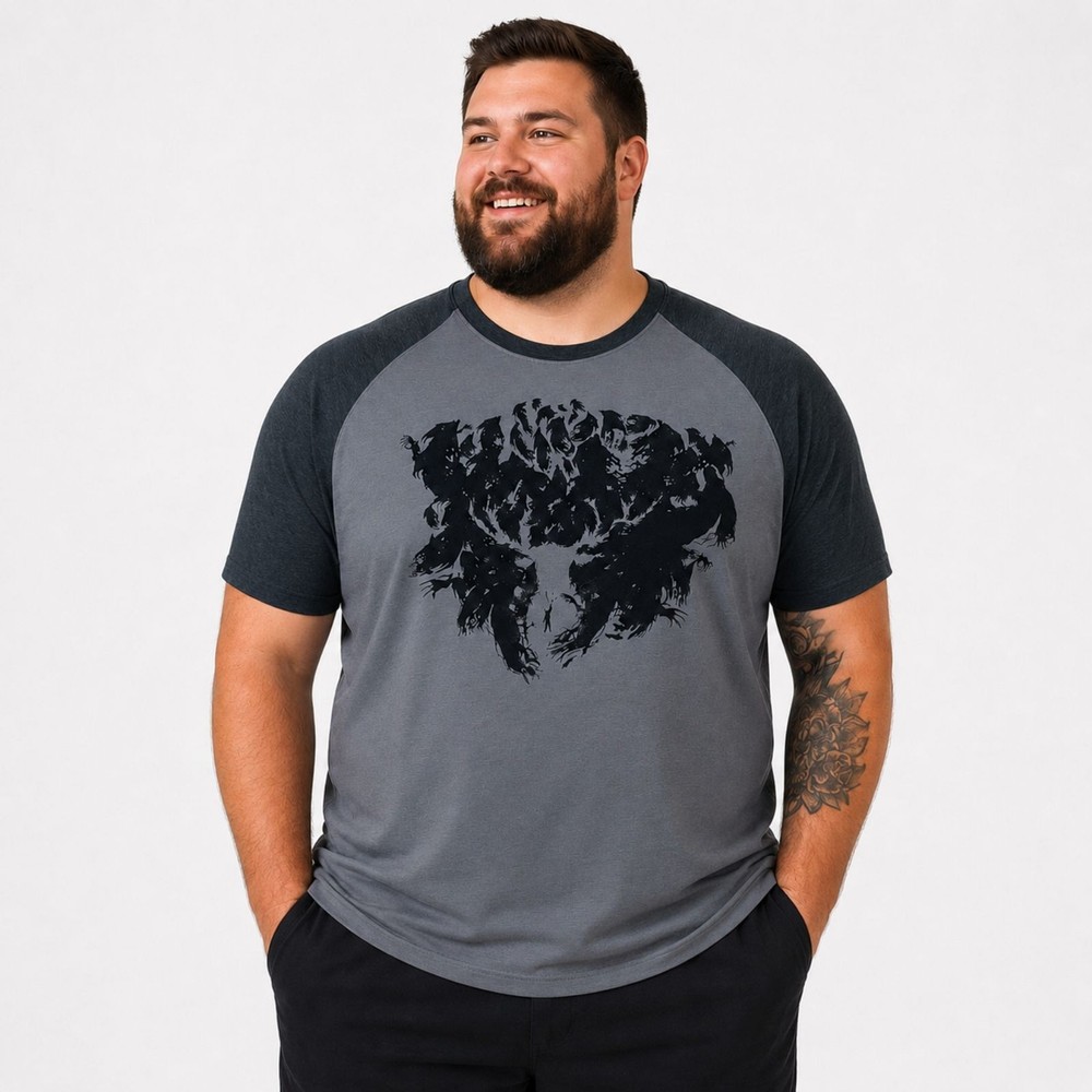 Harry Potter Death Eaters Graphic T Shirt Mens 2XL Gray Universal Studios