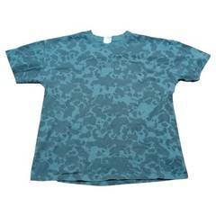 Men’s Gymshark crew neck abstract green teal short sleeve logo t-shirt size M