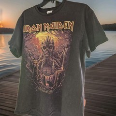 Iron Maiden The Book Of Souls 2017 Concert T-Shirt Size L Men’s Graphic Tee