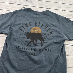 NEW 5.11 Short Sleeve Logo T Shirt Men’s Small Indigo Blue