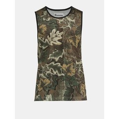 No Boundaries Men’s Mesh Tank Top-Camo Spiced Latte