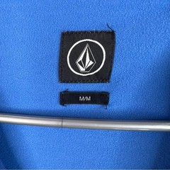 Volcom Performance Dry long sleeve stretchy shirt black logo Blue Top