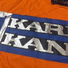 Vintage 90s Karl Kani Shirt Size 2XL Streetwear Hip Hop Signature Metallic NWT