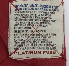 VTG Platinum FUBU Fat Albert Junkyard Gang Graphic Tee Y2K Streetwear Retro