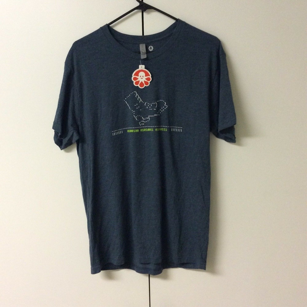 DSW It’s All About the Shoes Binary Code T-Shirt Size L