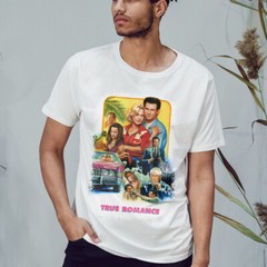 True Romance (1993) Movie Poster Inspired T-Shirt Retro 90s Tee Unisex