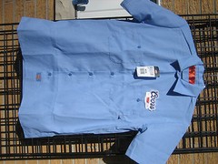 new COORS light DICKIES uniform Workshirt Shirt Beer Delivery Brewery Patch work