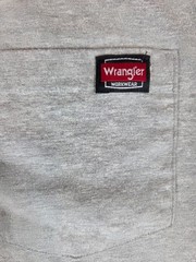 Wrangler Workwear Men’s 3XLT Gray Heavyweight Short Sleeve Pocket T-Shirt
