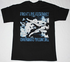 FRONT LINE ASSEMBLY THE INITIAL COMMAND T Shirt Black All Size S-5XL AL1137